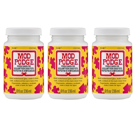 Mod Podge Puzzle Saver, Matte, 8oz., 3PK CS27589