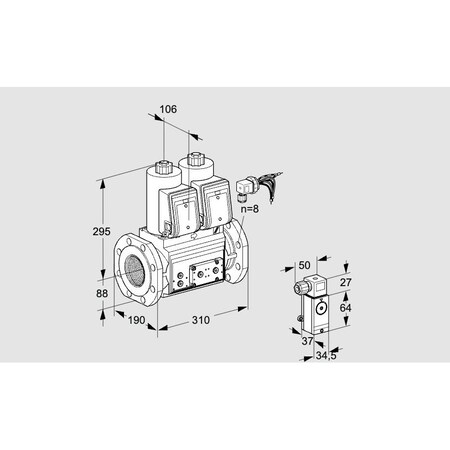 Honeywell Kromschroder VCS780F05NNWRE/PPPP/3-PP KS88207037
