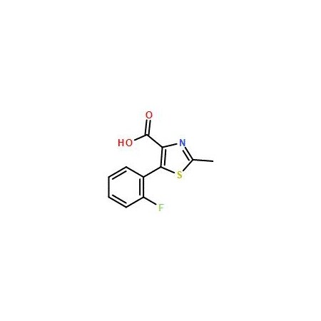 Ak Scientific 5-(2-Fluorophenyl)-2-methyl-1, 3-thiazole-4-carboxylic acid (1g), CAS 522646-43-1 4882AE-1g