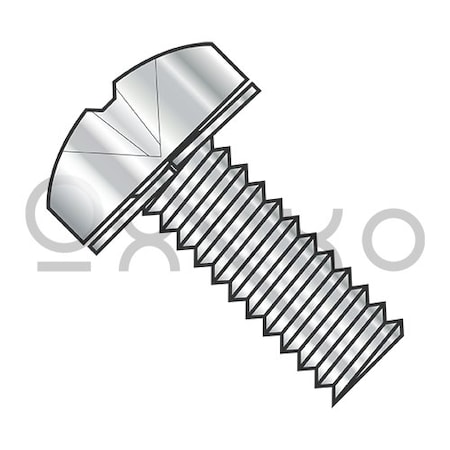 4-40X1 Phillips Pan Split Lock Washer Sems Fully Threaded 18 8 Stainless Steel, 4000PK