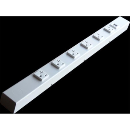 X1 Power Strip, USB, 5-20R, Hardwire, 0 ft., White HTU206VW