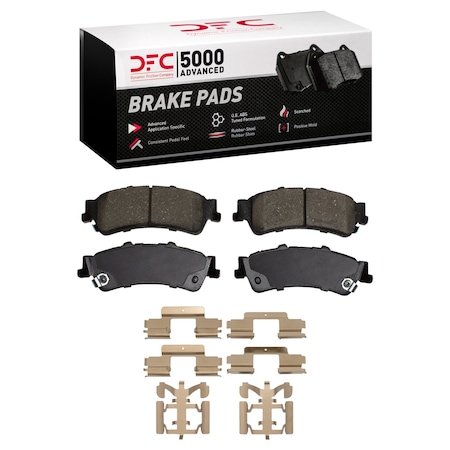 Dfc 5000 Advanced Disc Brake Pad Set,  1551-0792-02