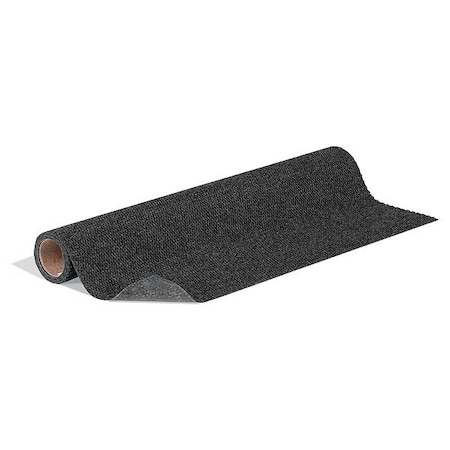 Pig Entrance Mat, Polyester, 1/8 in Thick, Black, 3 ft W x 5 ft L GRP913X5-BK