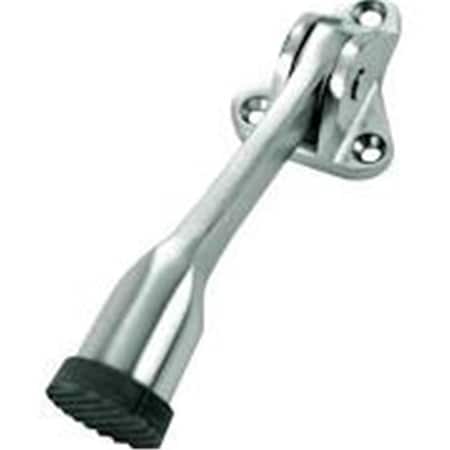 Heat Wave 1455-626 Brushed Chrome Kick Down Door Stop HE2949726