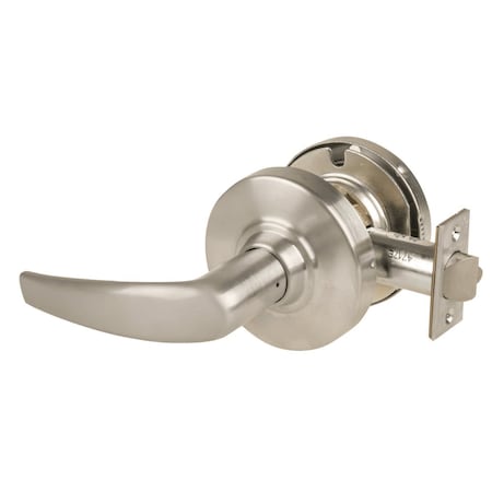 Schlage Grade 1 Exit Lock, Athens Lever, Non-Keyed, Satin Nickel Finish, Non-Handed ND25D ATH 619