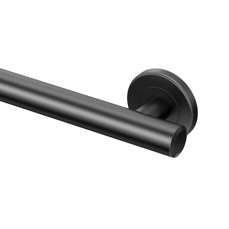 Gatco Latitude II 12" Stainless Steel ADA Compliant Grab Bar, Matte Black 850MX