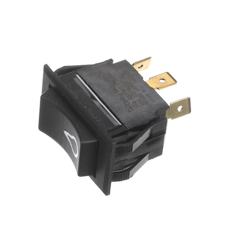 Unic Switch, 10-15A, 125-250VAC, 3/4HP, Hot Water, Black 43405