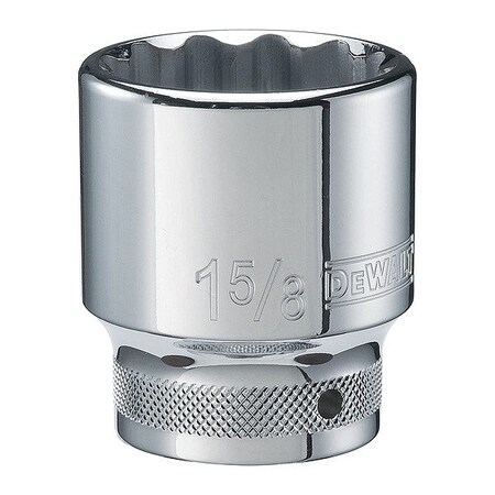 Dewalt Impact Socket, 3/4in, 12-Point, 1-5/8in SAE DWMT74603OSP