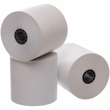 Business Source Paper Roll, 165 ft, White, PK3 BSN25348