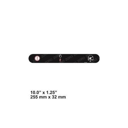 Jlg REPLACEMENT DECAL-STOP AND AUX POWER ANSI 1001184618