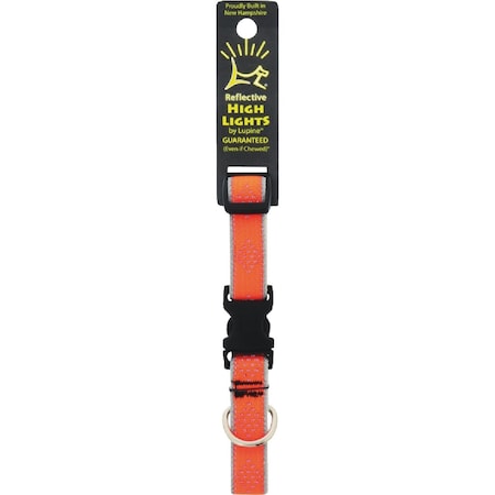Lupine HL 3/4'' Reflective Orange Diamond 9 to 14'' Adjustable Collar 48301