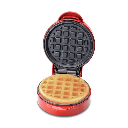 Betty Crocker Betty CrockerMini Waffle Maker, 550W Compact Kitchen Appliance, Red BC-4888R