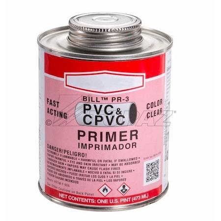 Topaz PVC Primer/Cleaner, Pint, Can 1328P