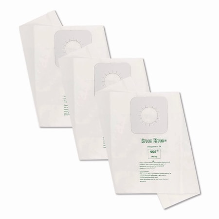 Green Klean Replacement Vacuum Bags, Fits NSS M1 PIG, 3PK GK-M1PIG-P