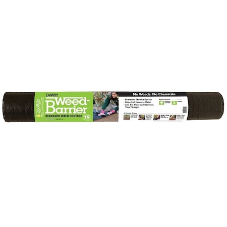 Dewitt BARRIER WEED 15YR BLACK 6X50FT DWB15650
