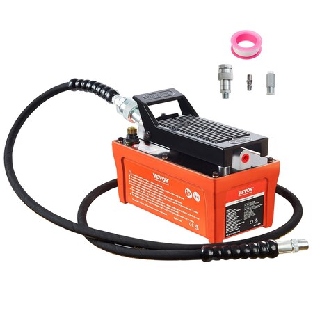 Vevor Air Hydraulic Pump Foot Operated Pump 10,000PSI 98in3 6.6FT Auto Body Shop NAP002