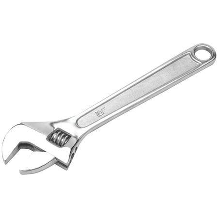 Perform Tool Adjustable Wrench 10 In Length; Chrome Alloy Steel; Single W30710
