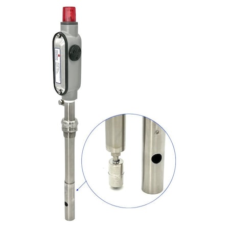 Gizmo Engineering Tank Level Alarm Stainless Steel pipe & float, LED/Buzzer if liquid level gets high or low T-SS-72