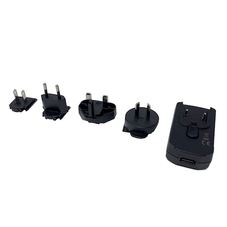 Brady Code International Power Supply USB with US/EU/UK/AU Adapter Clips 176703