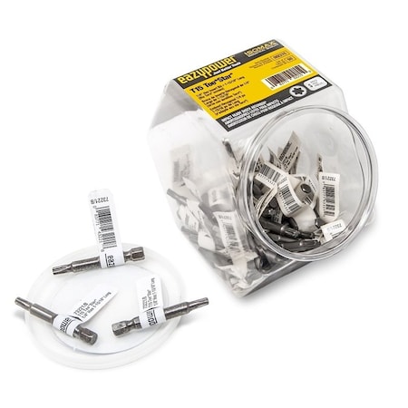 Eazypower Isomax TeeStar 002215 Power Bit, T15 Drive, Torx Drive, 1/4 in Shank, Hex Shank, 2 in L 2215