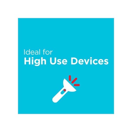 Rayovac HIGH ENERGY 815-4K Household Battery, AA Battery, Alkaline, Rechargeable: No, 4PK 815-4T