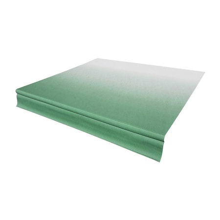 Lippert 16 ft. White Replacement Fabric Green Fade Awning LIPV000345099