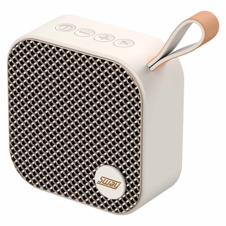 Sway Hifi Audio Styles Series Bluetooth Speaker 5w, Tan SWAY-HARMONY-TAN