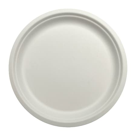 Rdi Bagasse Plate 9inch 500cs, 500PK PLT-BGS-RND9