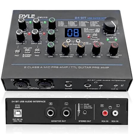 Pyle USB Audio Interface PMUX9
