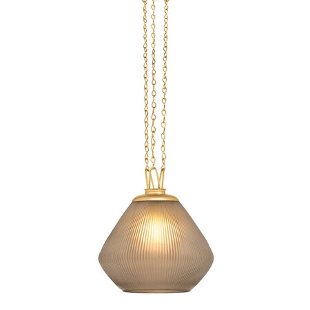 Corbett Lighting Saint Tropez 1 Light Pendant in Vintage Brass Finish 520-14-VB