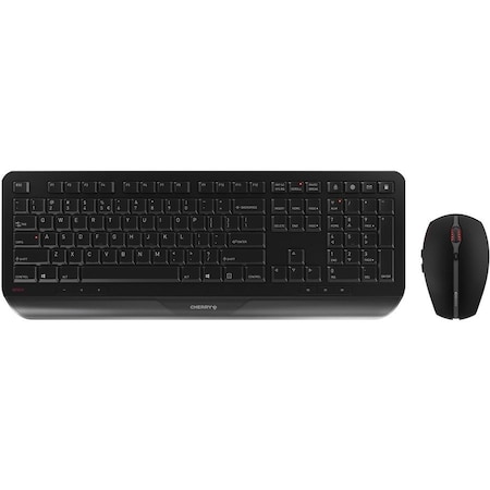 Cherry Americas CHERRY GENTIX DESKTOP KEYBOARD AND MOUSE SET GR JD-7000EU-2