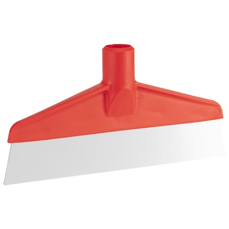 Vikan Table and Floor Scraper, Red, SS, Solid 29084