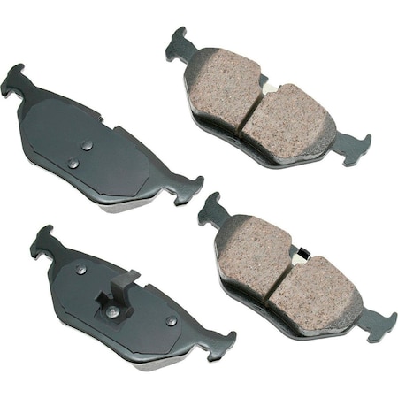 Fiesta AKEUR763 Euro Ultra Premium Ceramic Disc Brake Pad Kit for 1998 BMW 318i FI3668656