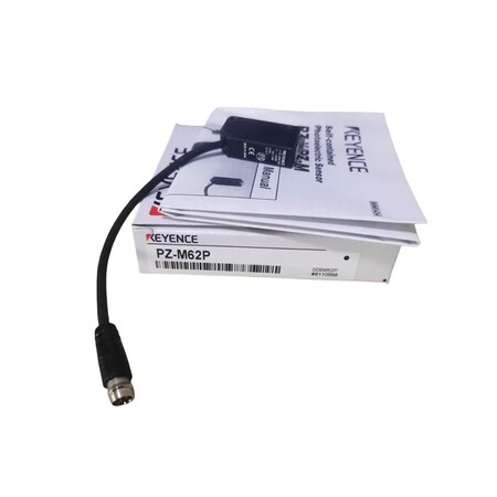 Keyence Square Retro-Reflective M8 Connector Type, PNP PZ-M62P