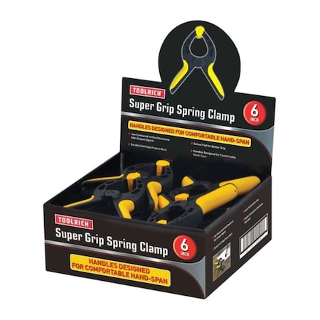 Toolrich 2220918 6 in. Super Grip Clamp - pack of 12 TO4098