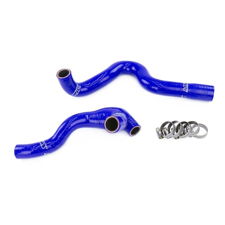 Hps Performance High Temp Reinforced Silicone Breather + BPV Hose Kit, Blue,  57-1934-BLUE