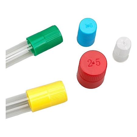 Globe Scientific Lab Bottle Caps, 16 mm Dia, PK100 118152C