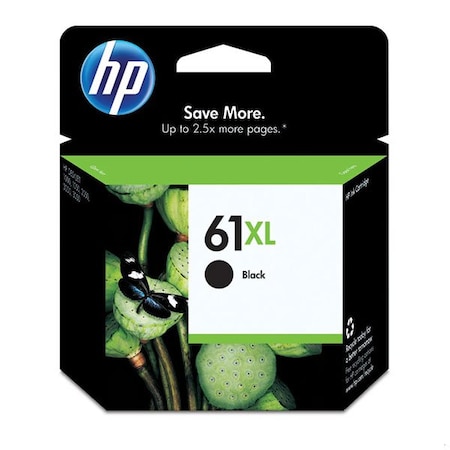 Hp 61XL High Yield Black Original Ink Cartridge, 430 Yield CH563WN
