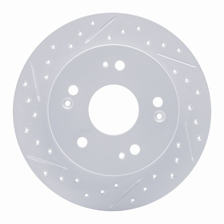 Dynamic Friction Co DFC Geoperformance Rotor - Drilled and Slotted 830-59024L
