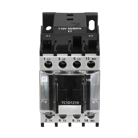 Danfoss Contactor, 3" L, 3" W, 110V, Black/White CE088
