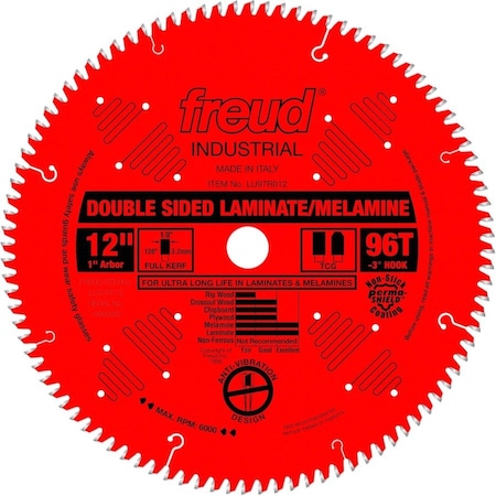 Freud Double Sided Laminate/Melamine Blade, 12 LU97R012