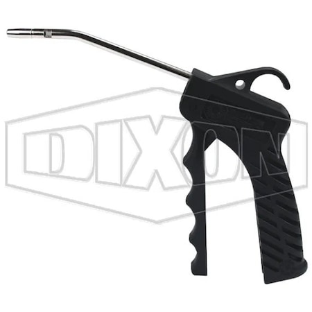 Dixon Extended Nozzle Pistol Grip Safety Blow Gun, 150 psi Working, 1/4 in Thread, Domestic ENBG1