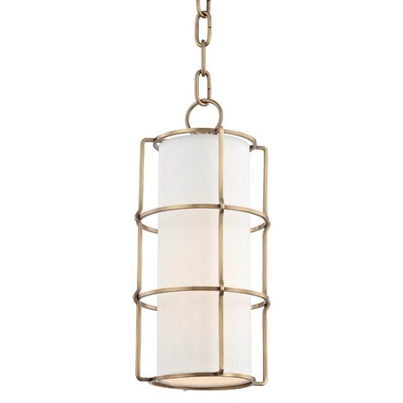 Hudson Valley Lighting Sovereign 1 Light Pendant 7 In. Aged Brass 1510-AGB
