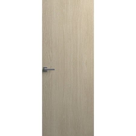 Sartodoors Invisible Solid Hidden Door with Handle, Planum 0010 Oak with Silver Hidden Frame 28" x 96" Left-ha PLANUM0010HF-ZX804-28 x 96-LH-I