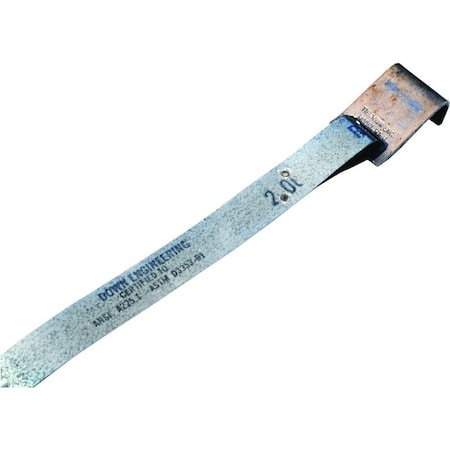 Tie Down Engineering Tie Down 59247 Strap Frame Adapter with Hook, Steel, Galvanized 59247