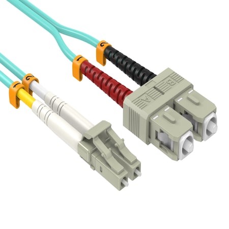 Sanoxy 2m 10Gb LC/SC Duplex 50/125 Multimode OM3 Fiber Optic Cable SNX-CBL-LDR-FB101-4202