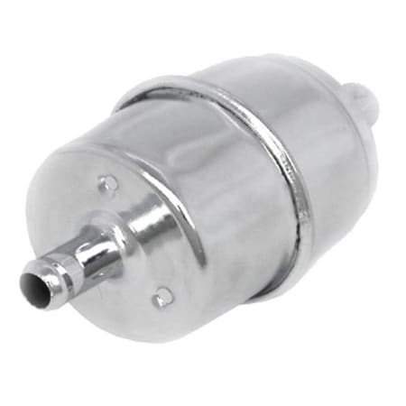 Strike3 R9177 0.37 ft. Chrome Disposable Fuel Filter ST777342