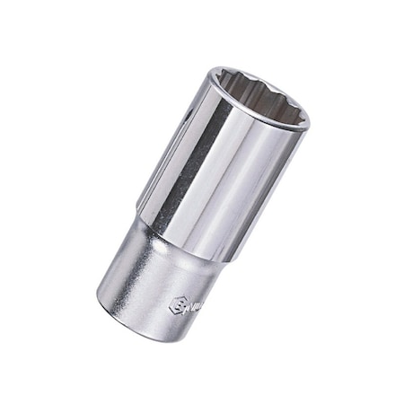 Genius Tools 3/8in Dr. 9mm Deep Hand Socket 12-Point 336309