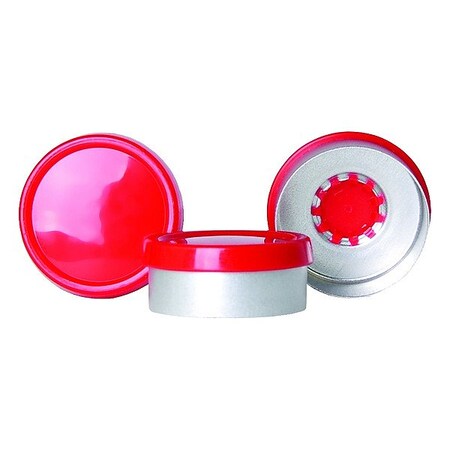 Wheaton Lab Bottle Caps, Silver, 20 mm Dia, PK1000 W224203