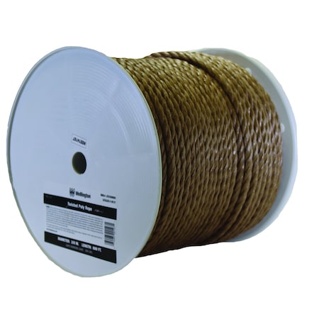 Wellington Koch Industries 3/8 in. D X 400 ft. L Brown Twisted Poly Rope 5011245